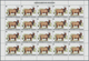 Delcampe - 00672 Thematik: Tiere, Fauna / Animals, Fauna: 1982, Burundi. ANIMALS. Set Of 13 Values In Complete Sheets - Andere & Zonder Classificatie