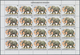 Delcampe - 00677 Thematik: WWF: 1983, Burundi. WWF, Annimals. Set Of 13 Values In Complete Sheets Of 20 With WWF OVER - Andere & Zonder Classificatie