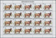 Delcampe - 00677 Thematik: WWF: 1983, Burundi. WWF, Annimals. Set Of 13 Values In Complete Sheets Of 20 With WWF OVER - Sonstige & Ohne Zuordnung