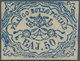 00709 Italien - Altitalienische Staaten: Kirchenstaat: 1864: 50 Bajocchi Blue, Defective Print, New With O - Etats Pontificaux