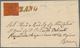 00719 Italien - Altitalienische Staaten: Kirchenstaat: 1867, GENZANO: 10 Cents Orange Vermilion On Letter - Papal States