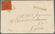 00720 Italien - Altitalienische Staaten: Kirchenstaat: 1867, MONTEFIASCONE: 10 Cents. Orange Vermilion On - Papal States