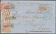 00748 Italien - Altitalienische Staaten: Neapel: 1858: 20 Gr, 10 Gr And 5 Gr On "PD" Letter From NAPLES 29 - Napels