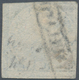 00755 Italien - Altitalienische Staaten: Neapel: 1860, ½ Tornese Blue "Trinacria", Used And Repaired. Cert - Naples