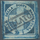00761 Italien - Altitalienische Staaten: Neapel: 1860: ½ T "Croce Di Savoia", Copper-blue, With Very Wide - Naples