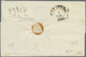 00768 Italien - Altitalienische Staaten: Neapel: 1861, ½ Grana Brown, Two Horizontal Pairs On A Letter To - Napoli