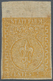 00784 Italien - Altitalienische Staaten: Parma: 1853, 5 Cents. Orange-yellow, With Sheet Margin At Top, Mi - Parme