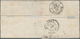 00799 Italien - Altitalienische Staaten: Sardinien: 1852: 5 Cent. Black Nero, Verticale Pair And 40 Cent L - Sardinia