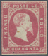 00805 Italien - Altitalienische Staaten: Sardinien: 1851: 40 Cents Rose, Mint With Original Gum, Touched A - Sardinia