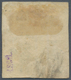 00806 Italien - Altitalienische Staaten: Sardinien: 1851: 40 Cents Pink, MNH, Three Sides Short; With Cert - Sardinien