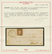 00807 Italien - Altitalienische Staaten: Sardinien: 1851: 40 Cents Rose On A Small Envelope Dated 16 July - Sardinien