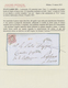 00808A Italien - Altitalienische Staaten: Sardinien: 1951: 40 C. Rosa (Sassone Nr. 3) On Complete Letter Fr - Sardinia