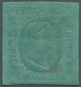 00811 Italien - Altitalienische Staaten: Sardinien: 1853, 5 Cents Green, Mint With Gum, In Excellent Condi - Sardegna