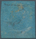 00812 Italien - Altitalienische Staaten: Sardinien: 1853: 20 Cents Blue, Unused With Parts Of The Original - Sardegna