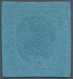 00813 Italien - Altitalienische Staaten: Sardinien: 1853: 20 Centesimi Blue, MNH, Repaired In The Middle A - Sardaigne
