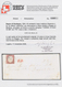 00819 Italien - Altitalienische Staaten: Sardinien: 1854: 40 Cents Brick Red On Valentines Letter With Emb - Sardaigne