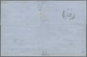 00825 Italien - Altitalienische Staaten: Sardinien: 1857, 5 Cents. Green Olive Yellow, Vertical Strip Of T - Sardaigne