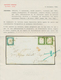 00829 Italien - Altitalienische Staaten: Sardinien: 1855: 5 Cents, Pea Green, Horizontal Pair And 20 Cents - Sardinien