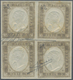 00838 Italien - Altitalienische Staaten: Sardinien: 1858: 10 Cents Dark Chocolate Brown, 1859 Printing, Bl - Sardinien