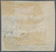 00840 Italien - Altitalienische Staaten: Sardinien: 1858, 10 Cents, Light Olive Gray, INVERTED CENTER, Tie - Sardinia
