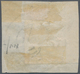 00840 Italien - Altitalienische Staaten: Sardinien: 1858, 10 Cents, Light Olive Gray, INVERTED CENTER, Tie - Sardinien