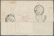 00847 Italien - Altitalienische Staaten: Sardinien: 1860. BAGNONE, 20 Cents Cobalt Gray, On A Letter Addre - Sardegna