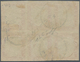 00852 Italien - Altitalienische Staaten: Sardinien: 1857, 40 Cents. Red Scarlet, Block Of Six, Cancelled " - Sardinien