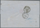 00860 Italien - Altitalienische Staaten: Sardinien: 1863: 80 Centesimi Yellow, Single Franking On Letter T - Sardinië