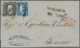 00870 Italien - Altitalienische Staaten: Sizilien: 1859: 20 Grana Gray And 2 Grana Blue, Both Tied By "hor - Sicile