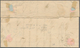 00885 Italien - Altitalienische Staaten: Toscana: 1851, 2 Crazie Blue On Grey Paper, On A Letter Addressed - Toscana