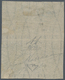 00901 Italien - Altitalienische Staaten: Toscana: 1857, 1 Q., Black, Block Of Four, Used, Slight Crease Th - Toscane