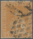 00904 Italien - Altitalienische Staaten: Toscana: 1857, 1 Soldo Ocher On White Paper, Cancelled, Certifica - Toscane