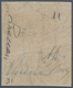 00904 Italien - Altitalienische Staaten: Toscana: 1857, 1 Soldo Ocher On White Paper, Cancelled, Certifica - Toskana