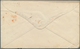00943 Italien: 1866 (7 Sept): Small Cover From Firenze (Florence) To Philadelphia Franked With 40 C Carmin - Poststempel