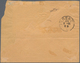 00955 Italien: 1890: 1,75 Lire Brown, Stamp For Parcels Overprinted "Valevole Per Le Stampe C.mi 2" In Blo - Marcophilie