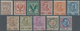 00958 Italien: 1901: "Floreale" Complete Set Of 11 Values, MNH. The 40 Cents With The Certificate Of R. Di - Storia Postale