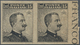 00959 Italien: 1909, 15 Cents Grey Black, Proof Of Print On Thicker Greyish Paper, Not Perforted, Without - Marcophilie