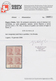 00960 Italien: 1922, 30 Cents Orange, Not Perforrated Proof On Gray Thicker Paper, Without Watermark And W - Storia Postale