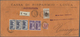 Delcampe - 00963 Italien: 1926/1931, Bank Correspondance "CASSA DI RISPARMIO DI LUCCA", Group Of Five Highly Franked - Marcophilia