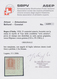 00966 Italien: 1928: Three Values Of The Unissued Series "Serie Artistica", Printing Proofs On Gray Paper - Poststempel
