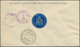 00972 Italien: 1933, Mass Flight Triptych 5.25 + 44.75 L. "I-GIOR" On Well Preserved Registered Letter ROM - Storia Postale