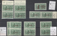 Delcampe - 00982 Italien: 1944, SOCIAL REPUBLIC And NATIONAL GUARD OVERPRINTS, Very Comprehensive Lot With Multiples - Poststempel