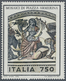 00995 Italien: 1993, "Mosaics Of Piazza Armerina", 750 Lira With The Missing Yellow Print, MNH. One Stamp - Marcophilia