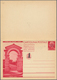 01051 Italien - Ganzsachen: 1944, Soziale Republik - NICHT ZUR AUSGABE GELANGTE KOMPLETTE SERIE ''OPERE DEL - Stamped Stationery