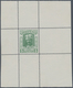 01111 Albanien: 1914. Lot Of 3 Perforated Single Printings For Unissued Stamp "5 Q Wilhelm" In Blue, Green - Albanië