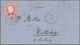 01132 Baden - Marken Und Briefe: 1863, 3 Kreuzer Rosa, Rund Ausgeschnitter Wertstempel Aus Ganzsachenumsch - Andere & Zonder Classificatie