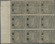 01144 Bayern - Marken Und Briefe: 1849: 1 Kreuzer Grauschwarz, Platte 1, Ungebrauchter Neunerblock Vom Lin - Autres & Non Classés