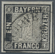 01156 Bayern - Marken Und Briefe: 1849, Schwarzer Einser 1 Kr. Schwarz, Platte 1 Mit Klarem HK "SCHWEINFUR - Otros & Sin Clasificación