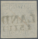 01165 Bayern - Marken Und Briefe: 1849, Schwarzer Einser 1 Kr. Schwarz Platte 1 Mit Klarem L2 "LANDSHUT 15 - Other & Unclassified