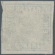 01173 Bayern - Marken Und Briefe: 1849, Schwarzer Einser 1 Kr. Schwarz, Platte 1 Mit Plattenfehler: Abgesc - Other & Unclassified